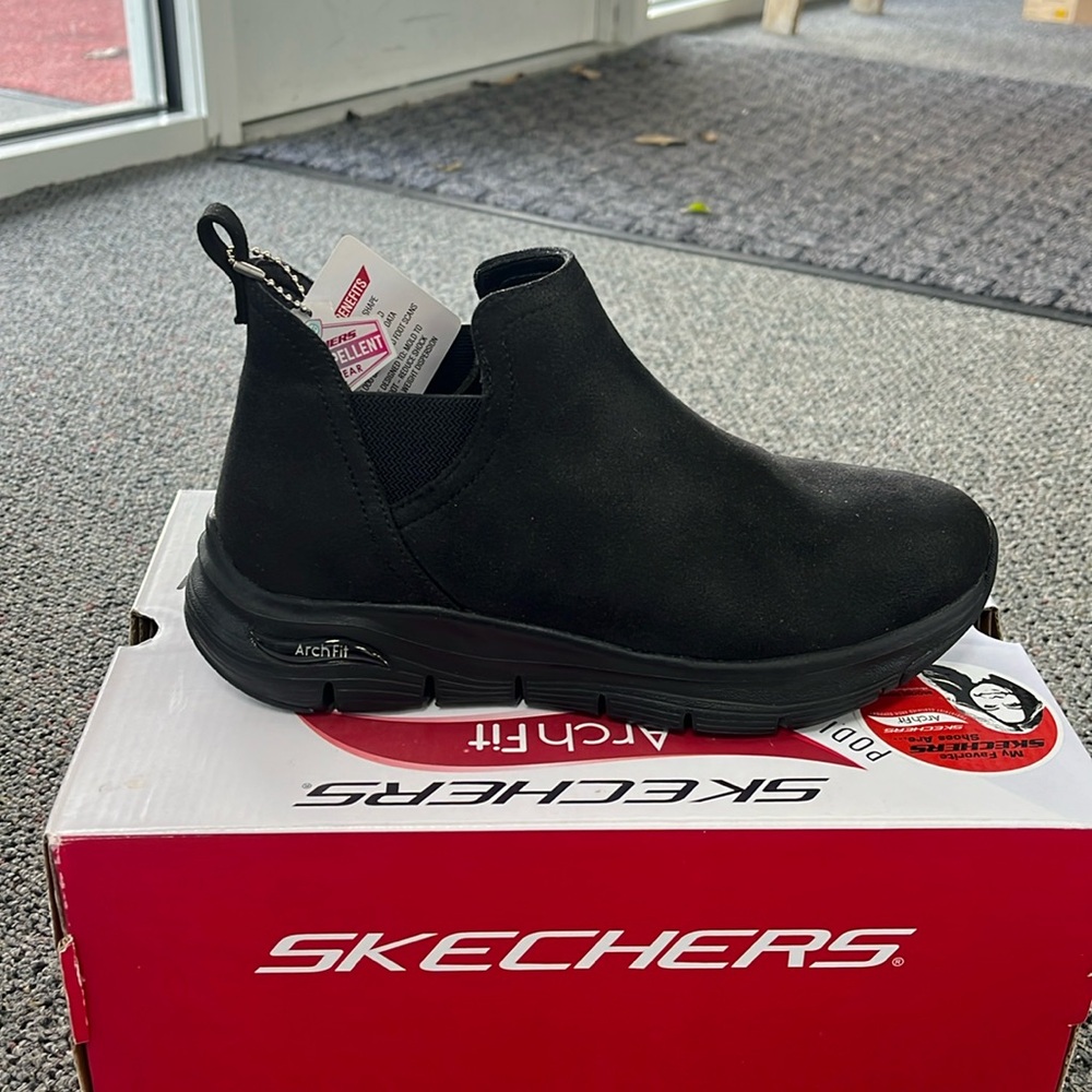 Brand new booties by Skechers